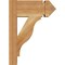 Ekena Millwork Funston Arts & Crafts Rough Sawn Outlooker, Western Red Cedar, 6"W x 12"D x 16"H OUT06X12X16FST03RWR - alternate 4